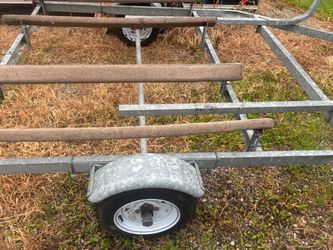 2 place jet ski wave runner trailer seadoo