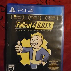 Ps4/Fallout 4/Game Of The Year●●Case Only●●