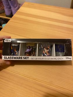 Official Star Wars Shot Glass Set of 4