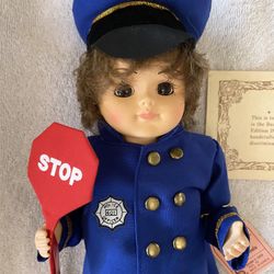 Brinn's 1988 "When I Grow Up" Police Officer collectible doll