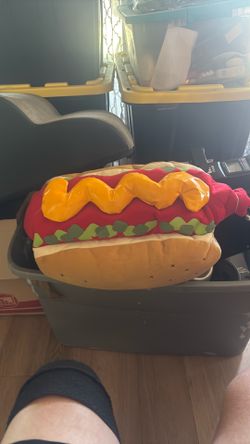 Large Light Up Dog Hot Dog costume
