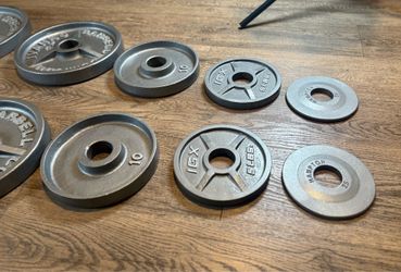 Reconditioned. Price fair for Vintage Weight Plates. (IVANKO’s and Hampton $1.7, 5s $1.2)
