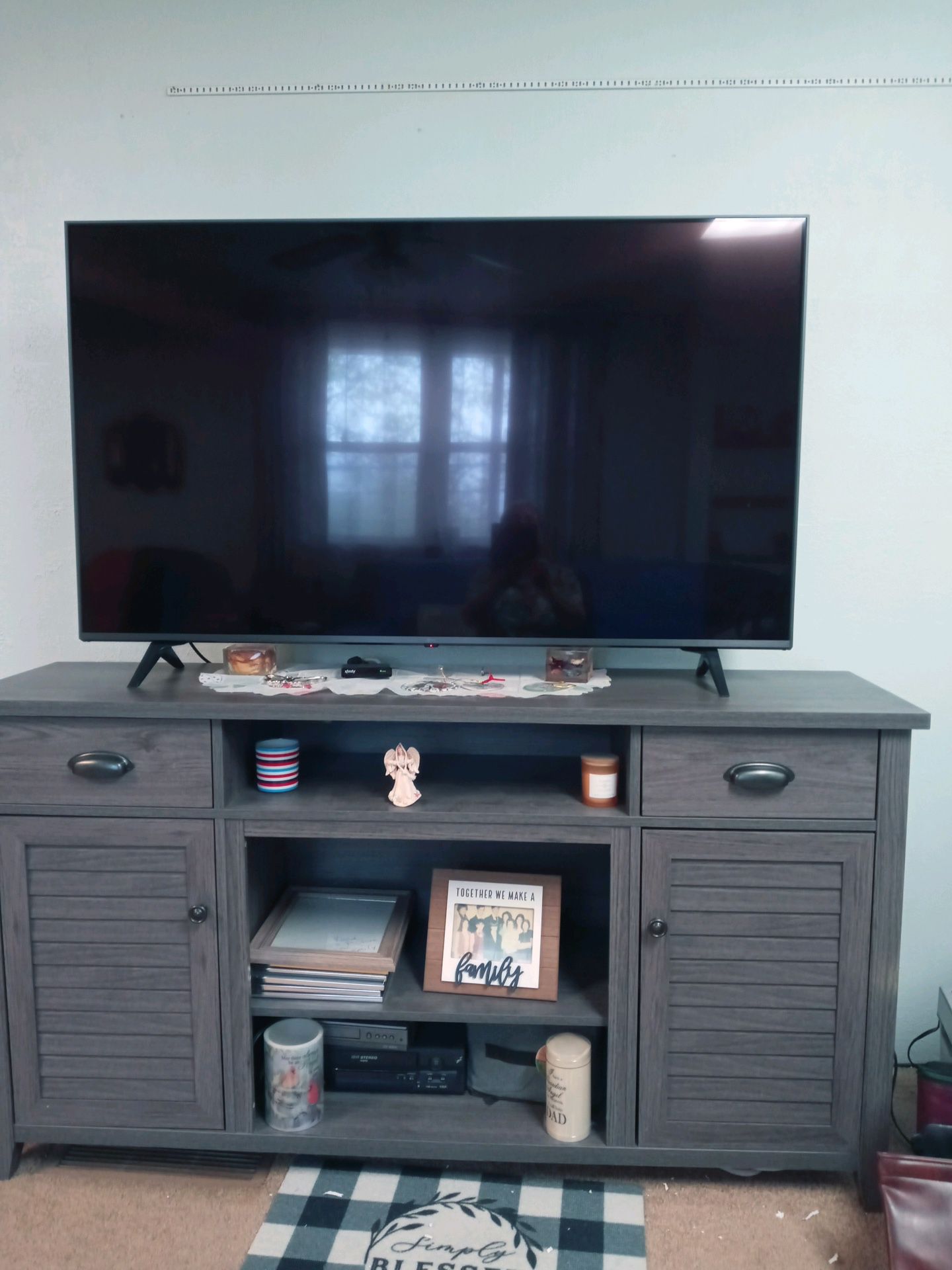 55” Tv With stand