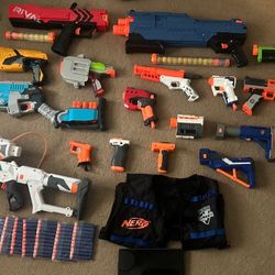Nerf Guns, Ammo, Attachments