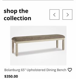 Ashley Bolanburg Dinning Room set