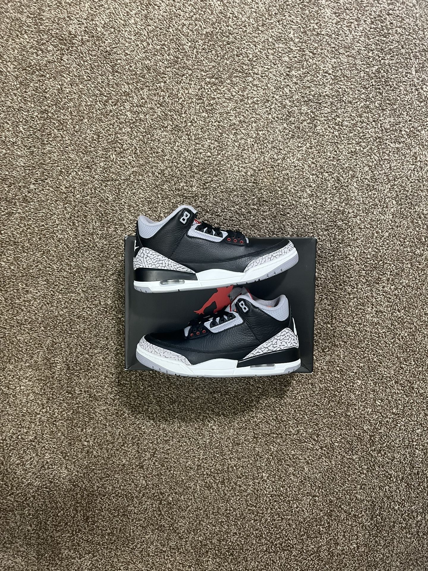 Jordan 3 Black Cement Size 8.5
