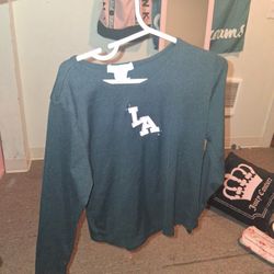 Long Sleave Black La Shirt