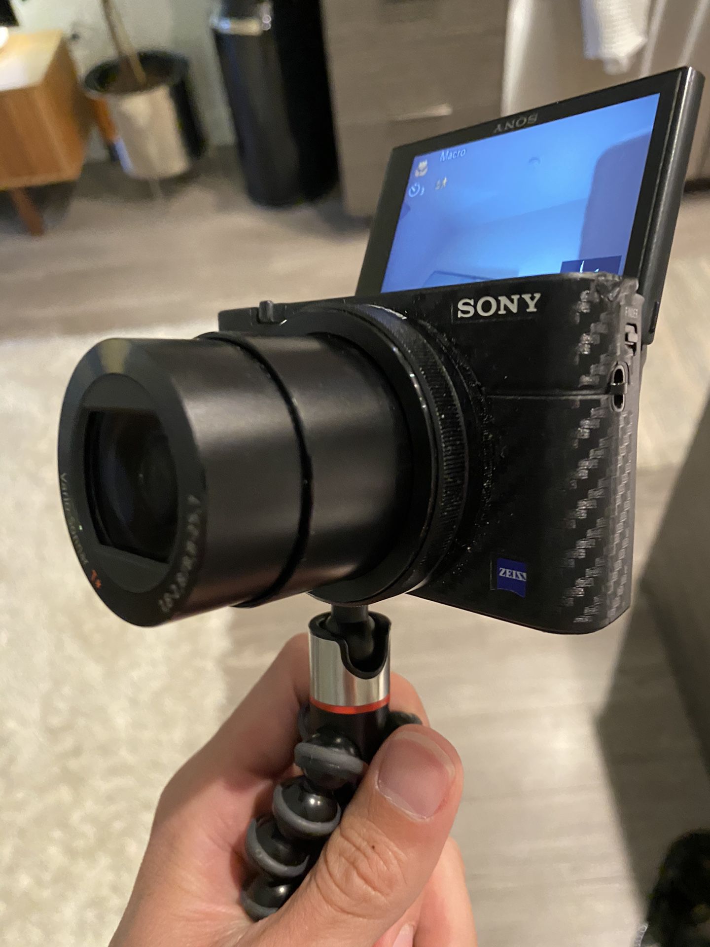 Sony RX 100 vlog camera