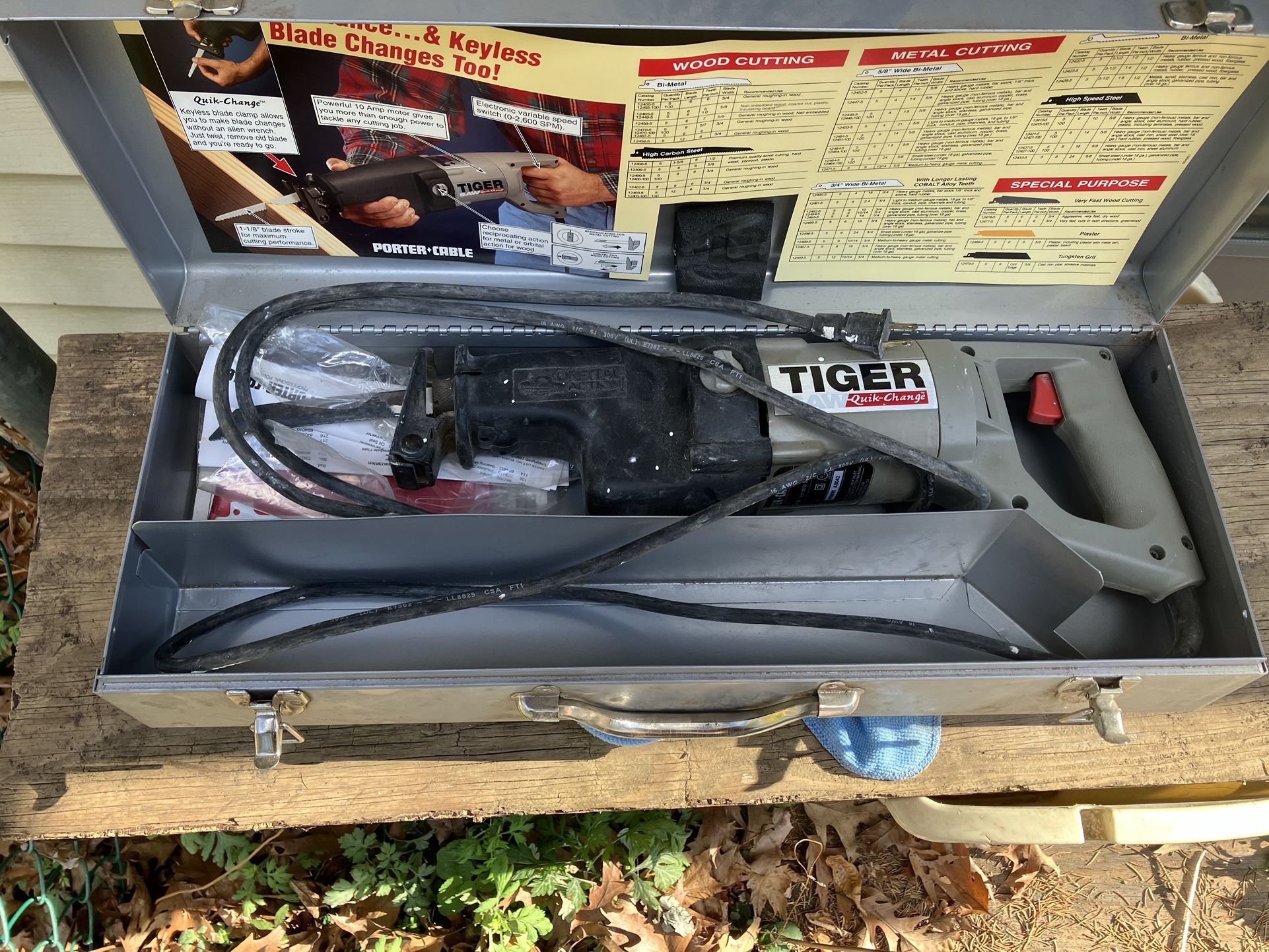 Reciprocating Saw Porter & Cable