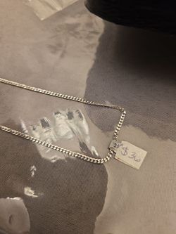 Silver 925.  20" necklace
