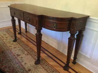 Console Table - Solid Mahogany- One of a kind piece