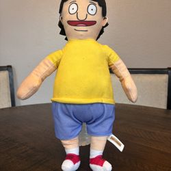 Bobs Burgers Gene Belcher Plush Figure 14-inches Used