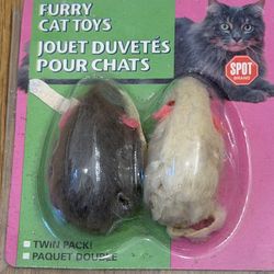 Great Cat Toys Furry Mice Twin Pack New - $8
