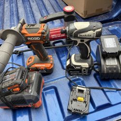 Rigid Drill - Makita Impact - Air Pump