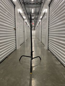 Impact 40" C-Stand with Turtle Base (10', Black)