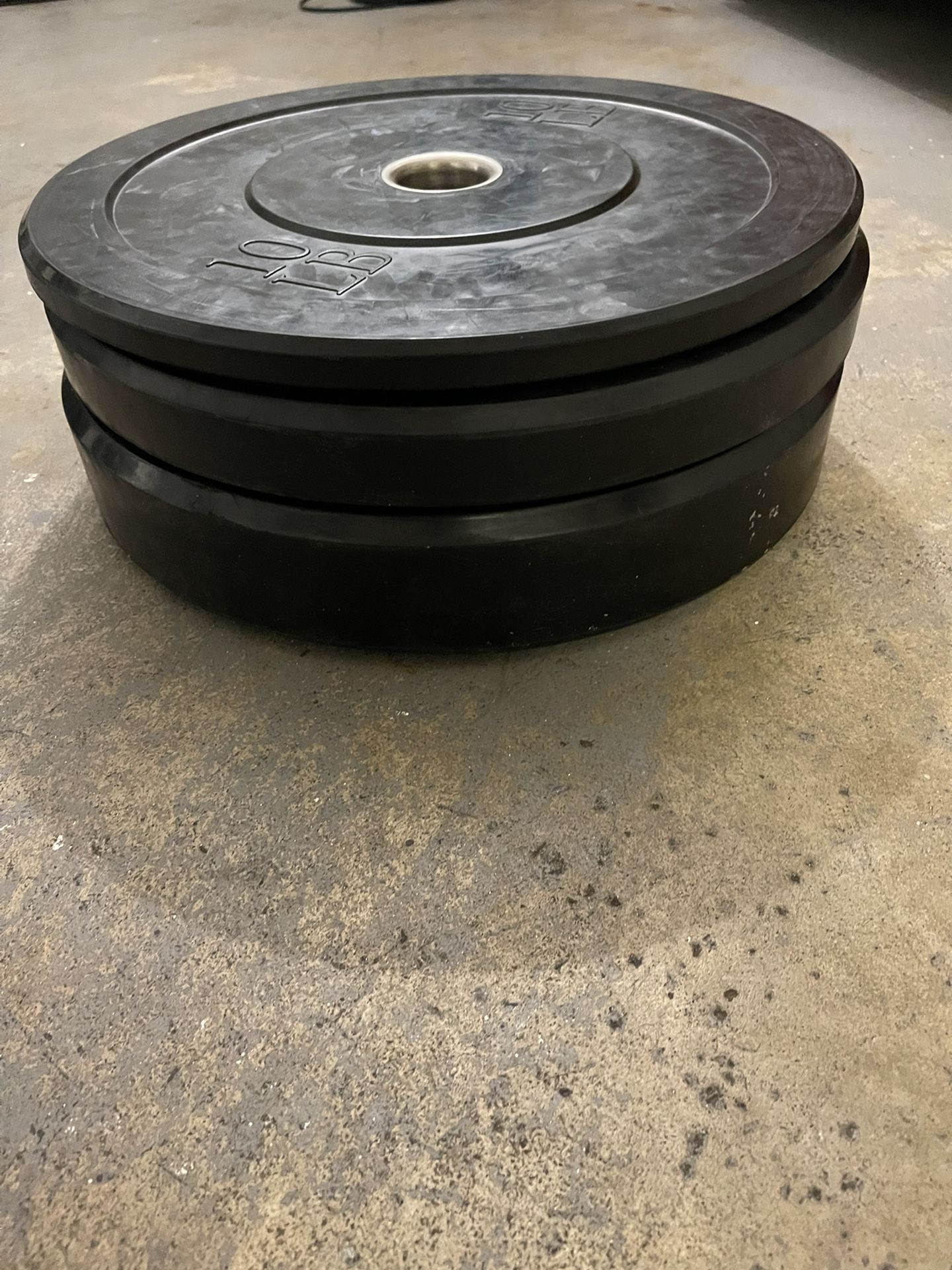 Bumper Plates Plus Barbell