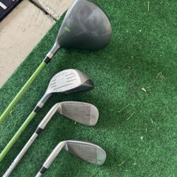 US Kids Golf Club Set 57”-60” (4’9”-5’ Tall) PW, 6ir, Hybrid, Driver