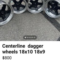 Centerline 18x10 18x9 Pro Dagger Wheels