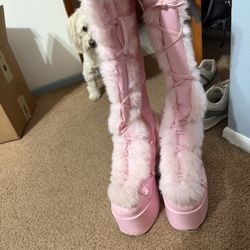 VIMISAOI Womens Platform Rave Boots 