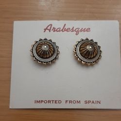 Arabesque earrings imported from Spain.