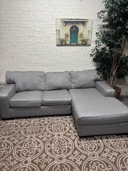 Gray Sectional (Delivery Available)