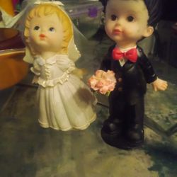 Vintage Wedding Care Toppers,$10