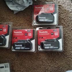 Makita Batteries 6.0 Brand New