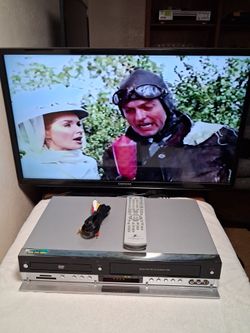 LG VCR/DVD Player with remote and cable.  Works fine.