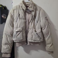 Baby Phat Puffer Zip Up Jacket without Hood