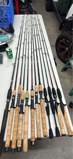 12 Baitcasting rods