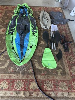 Intex Challenger K1 Inflatable Kayak – Complete Set