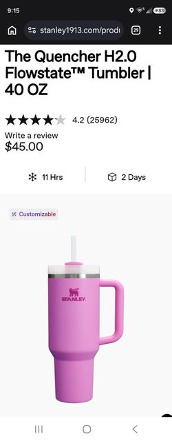 Pink Stanley 40 oz
