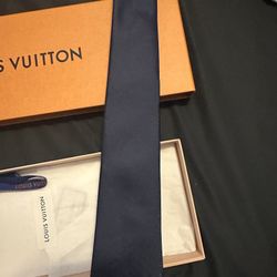 Lv Monogram Gradient tie