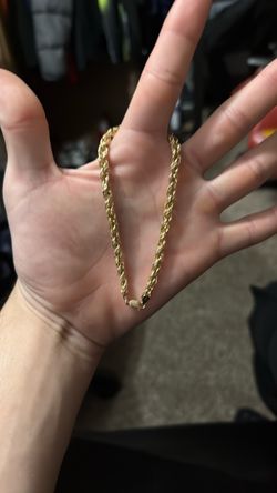 10k gold rope bracelet