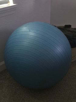 Used Bosu Ball workout ball blue
