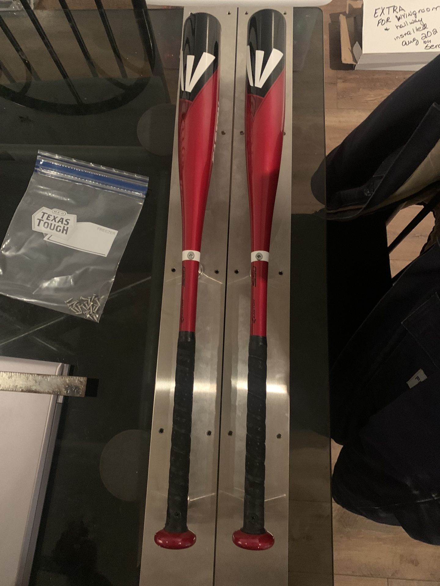 Baseball Bat Door handles
