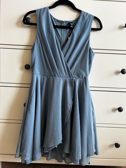 Baby blue dress