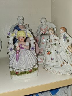 Vintage Porcelain Figurines Collection