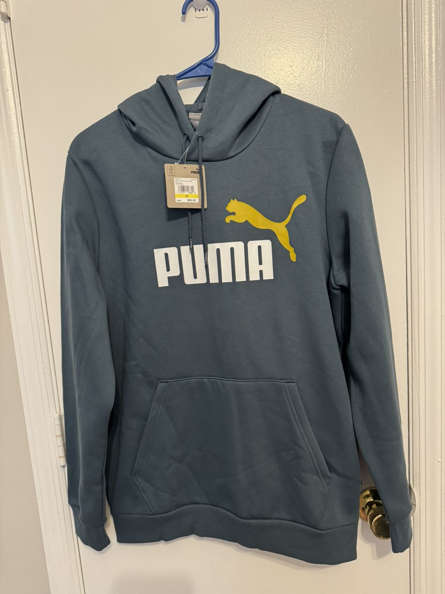 PUMA Athletic Sweatshirt Dusty Blue  Size M