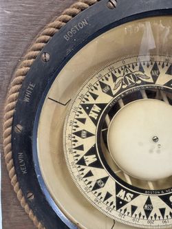 Antique Maritime Ship Compass