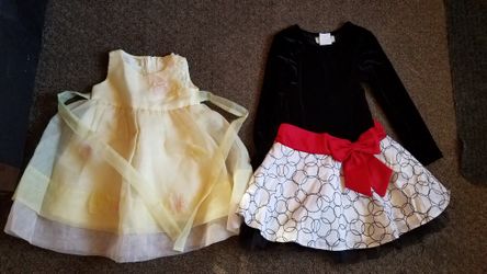 Girls Dresses Clean $3.00 each The Black Dress Sold Have the Yellow