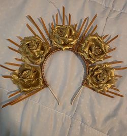 Sunburst Rose Crown Headband 