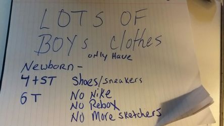 Boys clothing