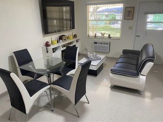 BLACK & WHITE DINING SET 😍 Juego de Comedor Blanco & Negro
