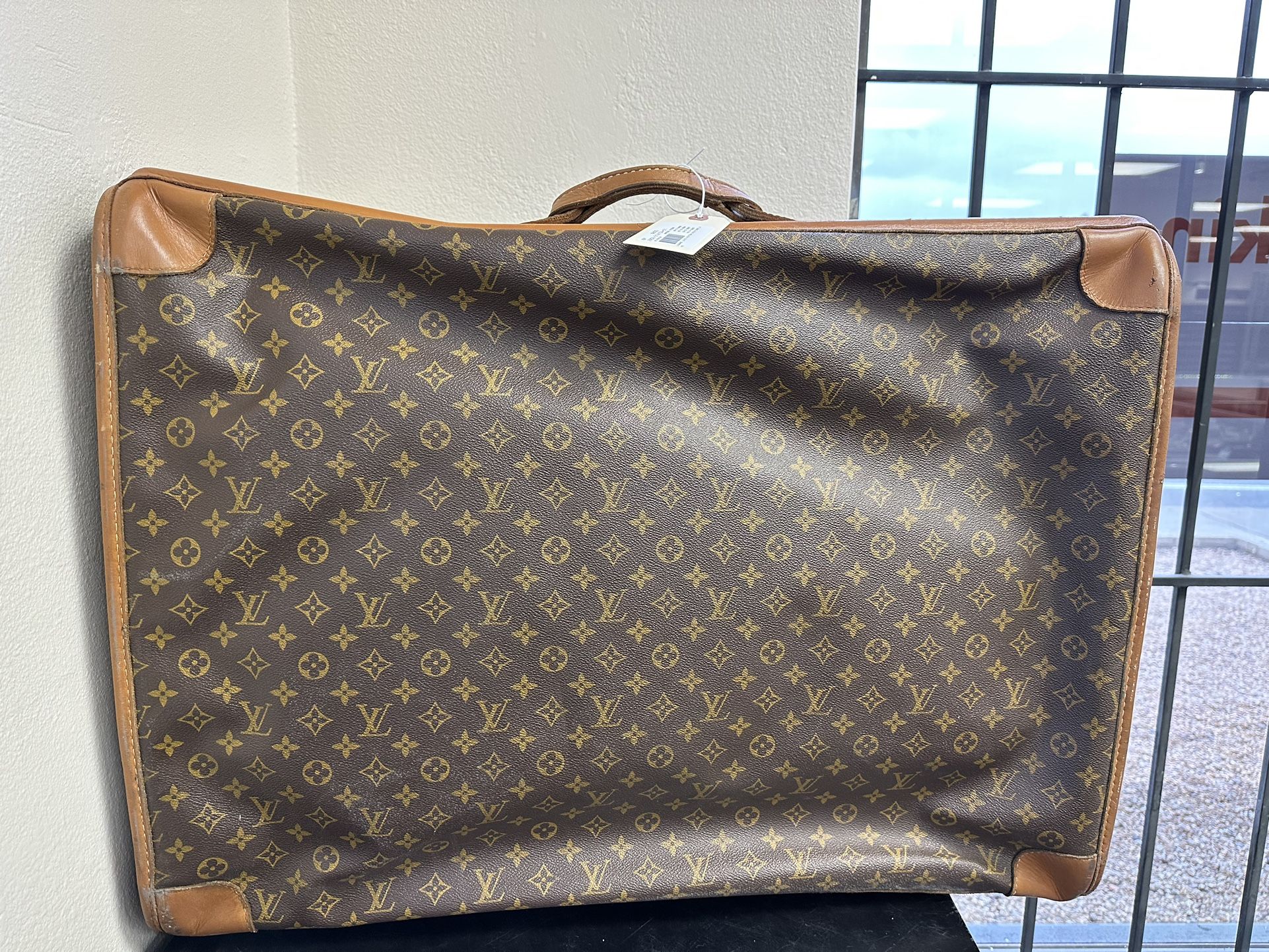 Vintage Louis Vuitton 1970s Monogram Suitcase Bag NM