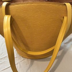 Vintage Louis Vuitton Yellow Leather shoulder Bag