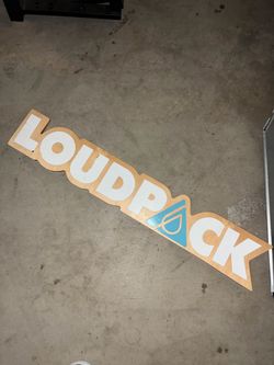 Loudpack wooden sign