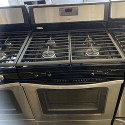 Whirlpool 4 Burner Stove With Oven