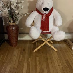 Giant Bear & Chair (Coca Cola)