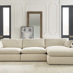 Super Black Friday Deal! Linen Modular Sectional 